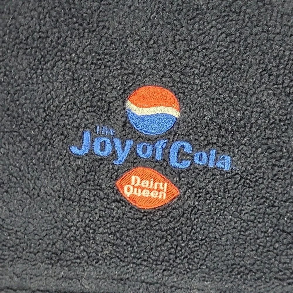 Fleece Reversible Vest Dairy Queen Pepsi‎ Joy of Cola Blue Mens L